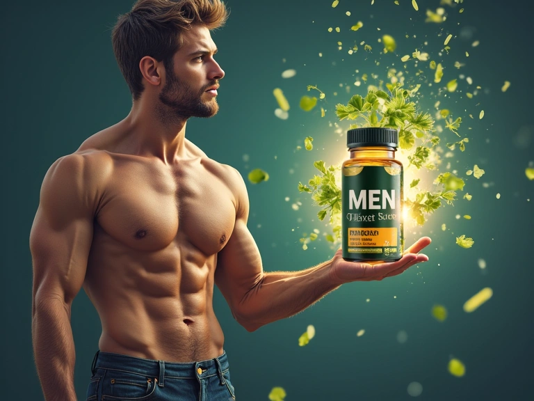 Man with strong immune system